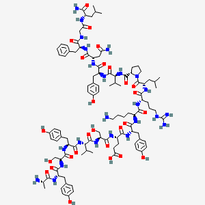 molecular formula C104H150N24O27 B598732 Type B Allatostatin CAS No. 134760-78-4