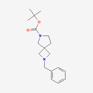 Tert-butyl 2-benzyl-2,6-diazaspiro[3.4]octane-6-carboxylate