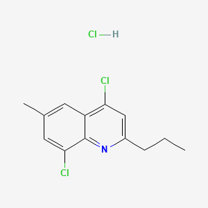 4,8-Dichloro-6-methyl-2-propylquinoline hydrochloride