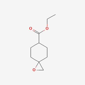 molecular formula C10H16O3 B598752 Ethyl 1-oxaspiro[2.5]octane-6-carboxylate CAS No. 171361-65-2