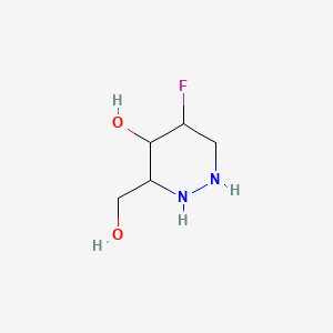 5-Fluoro-3-(hydroxymethyl)hexahydropyridazin-4-ol
