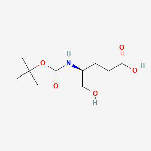 (S)-4-((tert-Butoxycarbonyl)amino)-5-hydroxypentanoic acid