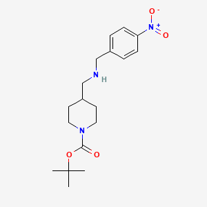 tert-Butyl 4-({[(4-nitrophenyl)methyl]amino}methyl)piperidine-1-carboxylate