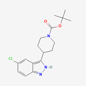 tert-butyl 4-(5-chloro-1H-indazol-3-yl)piperidine-1-carboxylate