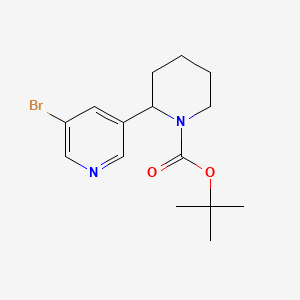 Tert-butyl 2-(5-bromopyridin-3-yl)piperidine-1-carboxylate