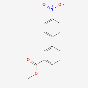 molecular formula C14H11NO4 B598776 Methyl 3-(4-nitrophenyl)benzoate CAS No. 107558-26-9