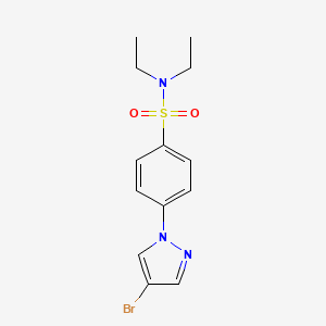 4-(4-Bromo-1H-pyrazol-1-YL)-N,N-diethylbenzenesulfonamide
