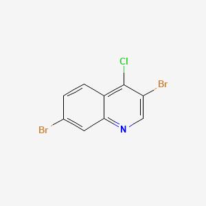 molecular formula C9H4Br2ClN B598788 3,7-Dibromo-4-chloroquinoline CAS No. 1203578-85-1
