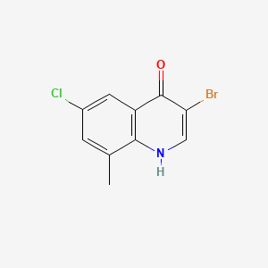 3-Bromo-6-chloro-8-methylquinolin-4(1H)-one