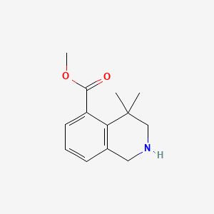Methyl 4,4-dimethyl-1,2,3,4-tetrahydroisoquinoline-5-carboxylate
