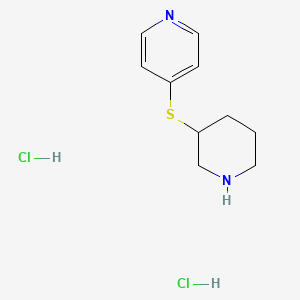 4-(Piperidin-3-ylthio)pyridine dihydrochloride