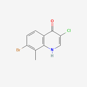 7-Bromo-3-chloro-8-methylquinolin-4(1H)-one