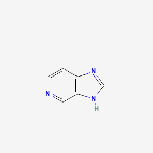 molecular formula C7H7N3 B598813 3H-Imidazo[4,5-c]pyridine, 7-methyl- CAS No. 18233-05-1
