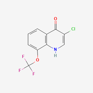 3-Chloro-8-(trifluoromethoxy)quinolin-4(1H)-one