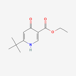 Ethyl 6-(tert-butyl)-4-oxo-1,4-dihydropyridine-3-carboxylate