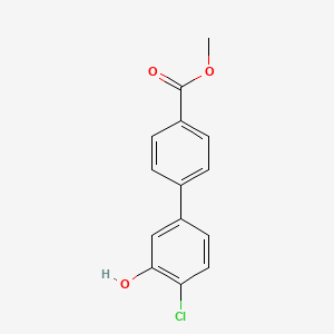 2-Chloro-5-(4-methoxycarbonylphenyl)phenol
