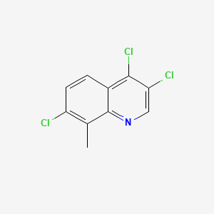3,4,7-Trichloro-8-methylquinoline