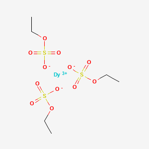 molecular formula C6H15DyO12S3 B598843 Dysprosium ethyl sulfate CAS No. 1118-05-4