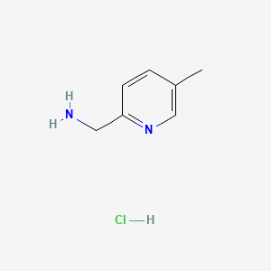 molecular formula C7H11ClN2 B598856 (5-甲基吡啶-2-基)甲胺盐酸盐 CAS No. 161647-06-9
