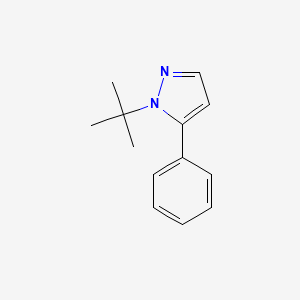 molecular formula C13H16N2 B598899 1-tert-butyl-5-phenyl-1H-pyrazole CAS No. 1204355-48-5