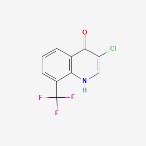 3-Chloro-8-(trifluoromethyl)quinolin-4(1H)-one
