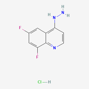 4-Hydrazino-6,8-difluoroquinoline hydrochloride