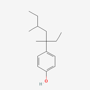 molecular formula C15H24O B598929 4-(1-Ethyl-1,3-dimethylpentyl)phenol CAS No. 186825-36-5