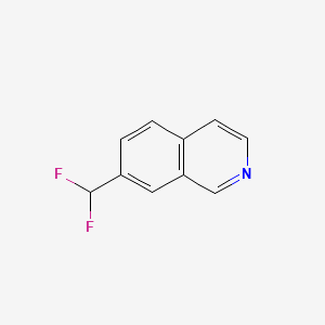 molecular formula C10H7F2N B598974 7-(Difluoromethyl)isoquinoline CAS No. 1204298-71-4