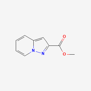 molecular formula C9H8N2O2 B598975 Methyl pyrazolo[1,5-a]pyridine-2-carboxylate CAS No. 151831-21-9