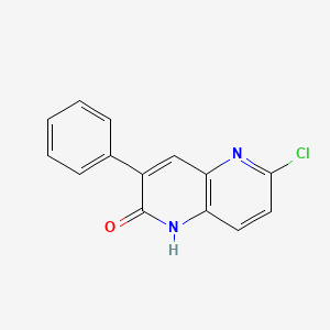 6-Chloro-3-phenyl-1,5-naphthyridin-2(1H)-one