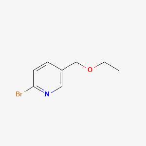 molecular formula C8H10BrNO B598994 2-Bromo-5-(ethoxymethyl)pyridine CAS No. 1204425-37-5