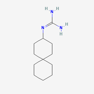 molecular formula C12H23N3 B599003 N-Spiro[5.5]undec-3-yl-guanidine CAS No. 1199263-20-1