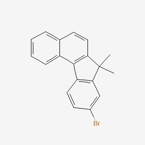 molecular formula C19H15Br B599007 9-bromo-7,7-dimethyl-7H-Benzo[c]fluorene CAS No. 1198396-46-1