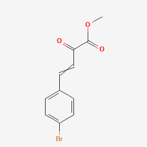 molecular formula C11H9BrO3 B599008 Methyl 4-(4-bromophenyl)-2-oxobut-3-enoate CAS No. 104093-34-7