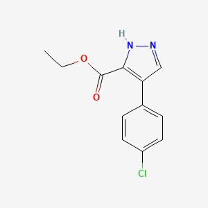 4-(4-chlorophenyl)-1H-Pyrazole-3-carboxylic acid ethyl ester