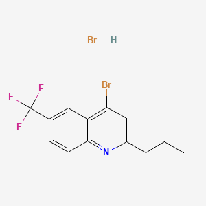 4-Bromo-2-propyl-6-trifluoromethylquinoline hydrobromide
