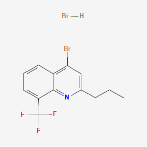 4-Bromo-2-propyl-8-trifluoromethylquinoline hydrobromide