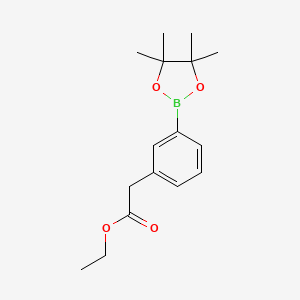 Ethyl 2-(3-(4,4,5,5-tetramethyl-1,3,2-dioxaborolan-2-yl)phenyl)acetate