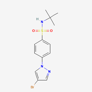 N-T-Butyl 4-(4-bromopyrazol-1-YL)benzenesulfonamide