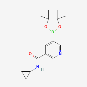 N-cyclopropyl-5-(4,4,5,5-tetramethyl-1,3,2-dioxaborolan-2-yl)nicotinamide