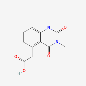 2-(1,3-Dimethyl-2,4-dioxo-1,2,3,4-tetrahydroquinazolin-5-yl)acetic acid