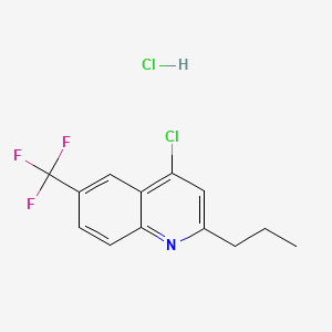 4-Chloro-2-propyl-6-trifluoromethylquinoline hydrochloride