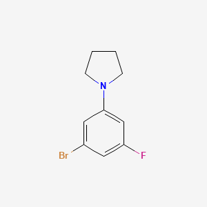 1-(3-Bromo-5-fluorophenyl)pyrrolidine