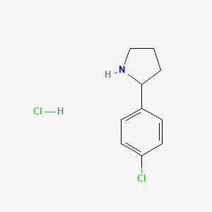 2-(4-Chlorophenyl)pyrrolidine hydrochloride