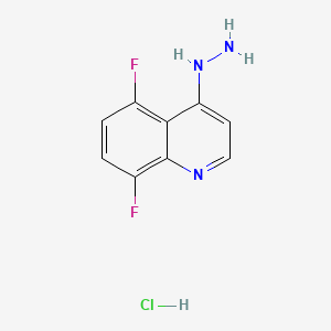 4-Hydrazino-5,8-difluoroquinoline hydrochloride