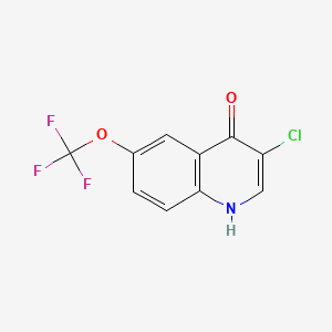 3-Chloro-6-(trifluoromethoxy)quinolin-4(1H)-one