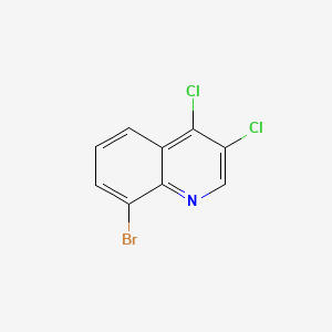 molecular formula C9H4BrCl2N B599104 8-Bromo-3,4-dichloroquinoline CAS No. 1204810-54-7