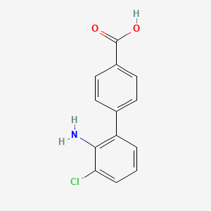 4-(2-Amino-3-chlorophenyl)benzoic acid