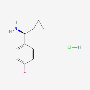 (S)-cyclopropyl(4-fluorophenyl)methanamine hydrochloride