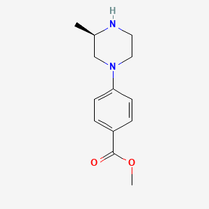 (R)-methyl 4-(3-methylpiperazin-1-yl)benzoate
